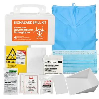 Biohazard Spill Clean up Kit   DELUXE