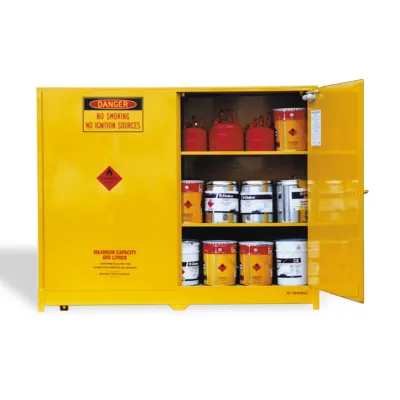 Flammable Liquid Storage Cabinet Pallet Store 850L Yellow